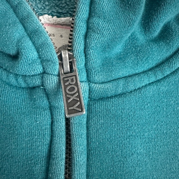Large Roxy Blue Sweatshirt with Graphic Design - Picture 3 of 6